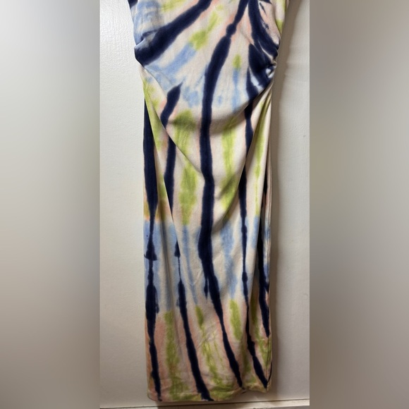 NWT Young Fabulous And Broke YFB Ribbed High Neckline Tie Dye Fitted Dress Small - Picture 5 of 12